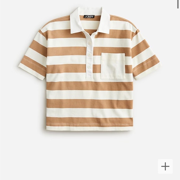 J. Crew boxy stripped polo - Picture 6 of 6